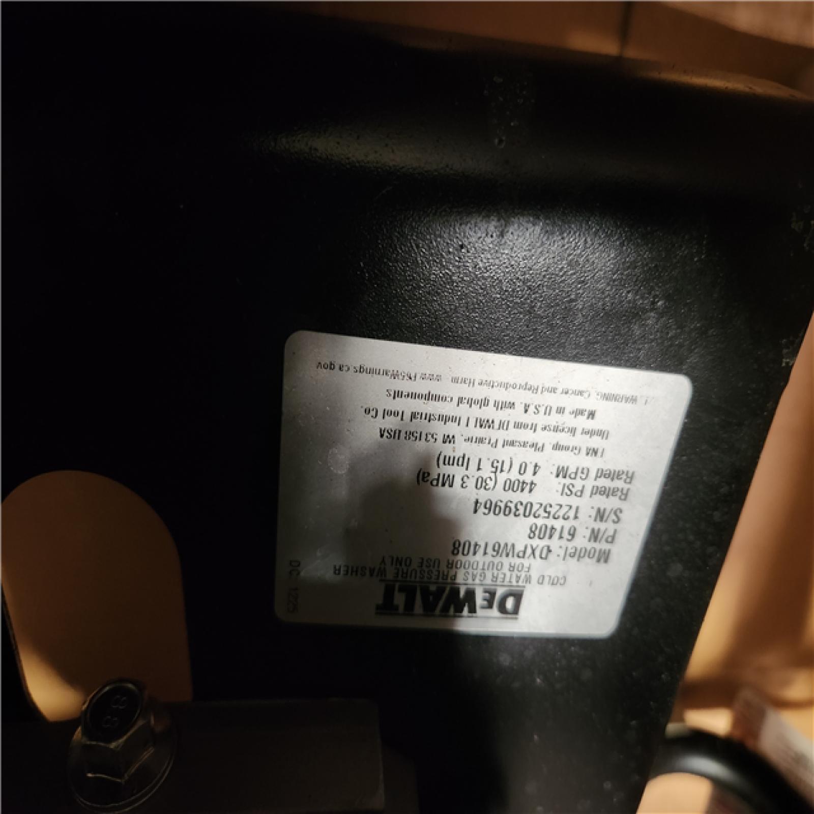 Phoenix LIKE NEW DEWALT 4400 PSI 4.0 GPM Cold Water Gas Pressure Washer