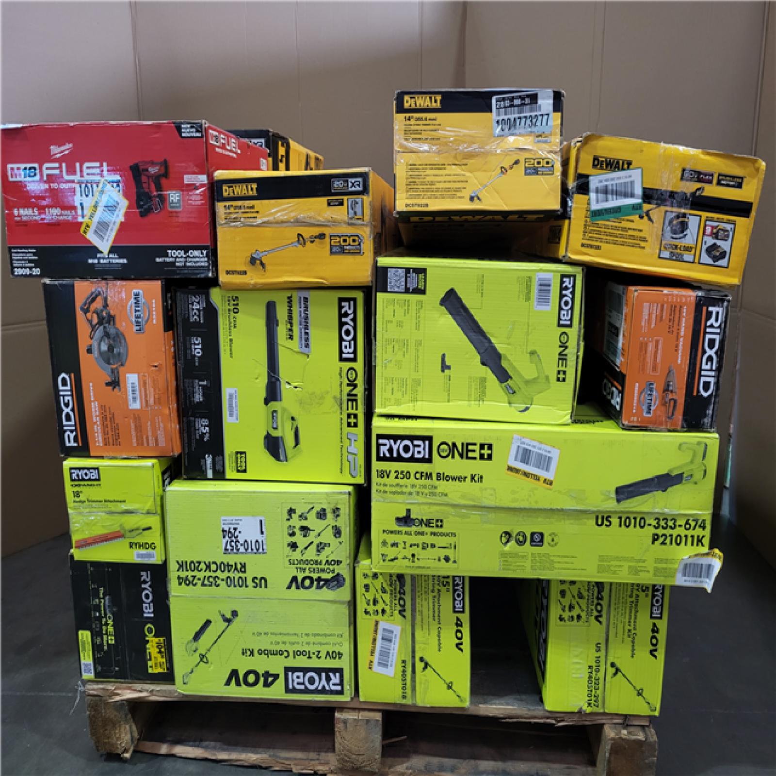 California AS-IS Tool Pallet