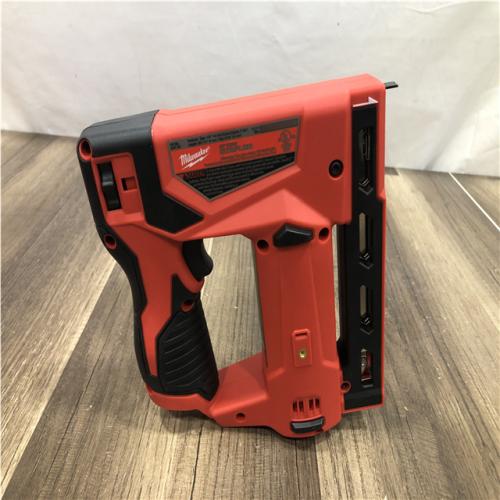 AS-IS Milwaukee 12-Volt Lithium-Ion Cordless 3/8 in. Crown Stapler (Tool-Only)