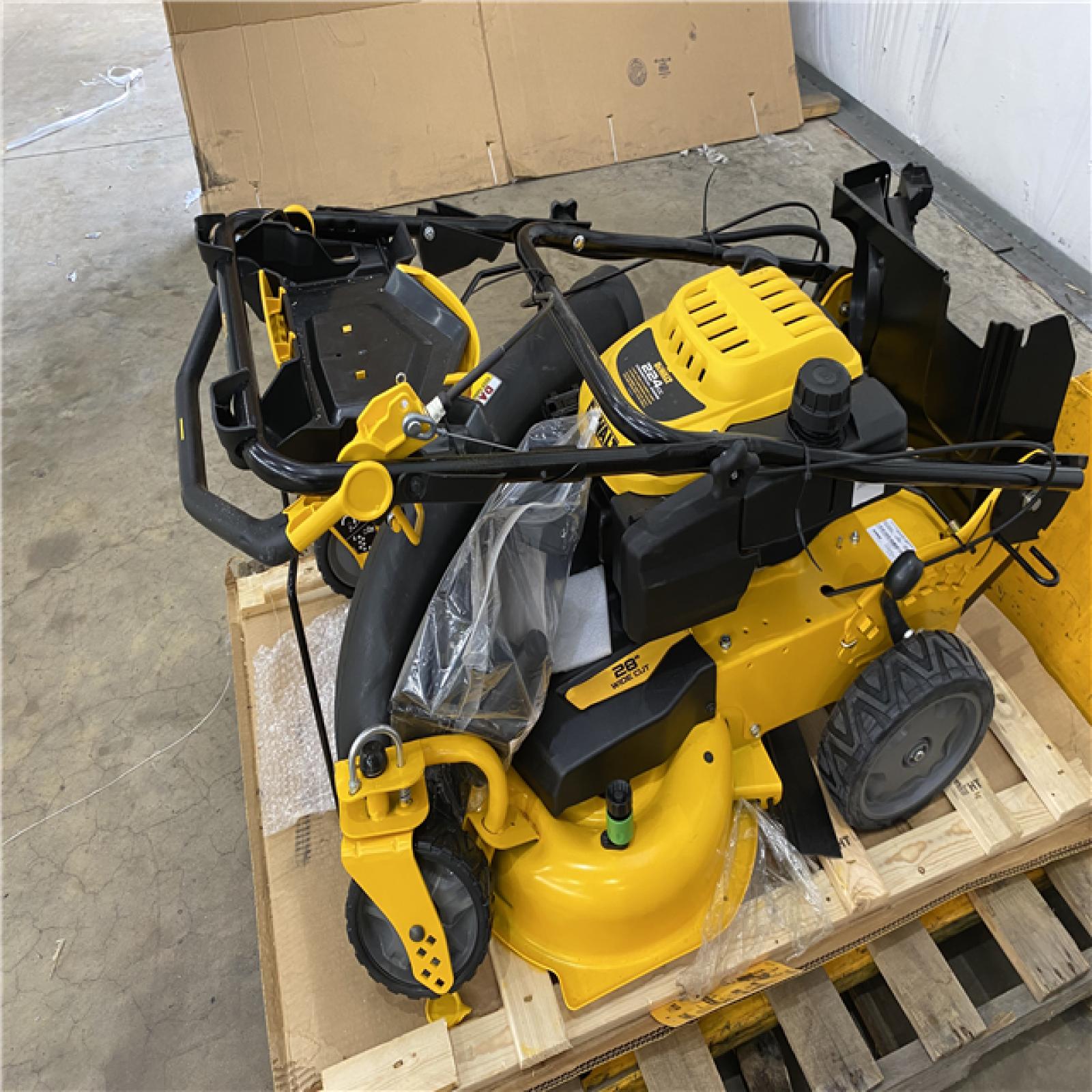 Houston Location AS IS - Dewalt Walk Behind Mower 28in