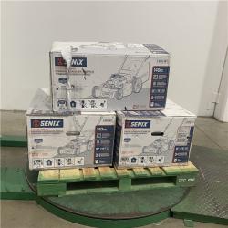 Dallas Location - As-Is  SENIX 21-in Gas Push lawn mower with 140-cc Briggs and Stratton Engine(Lot Of 3)