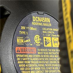 AS-IS DEWALT 20V MAX 15-Degree Electric Cordless Roofing Nailer (Tool Only)