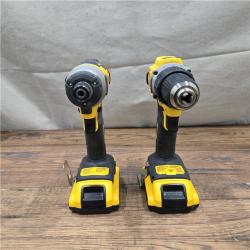 AS-IS DEWALT ATOMIC 20-Volt MAX Lithium-Ion Cordless Combo Kit (2-Tool) with (2) 2.0Ah Batteries, Charger and Bag