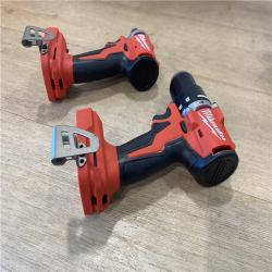 AS-IS Milwaukee 18-Volt Lithium-Ion Brushless Cordless Compact Hammer Drill/Impact Combo Kit