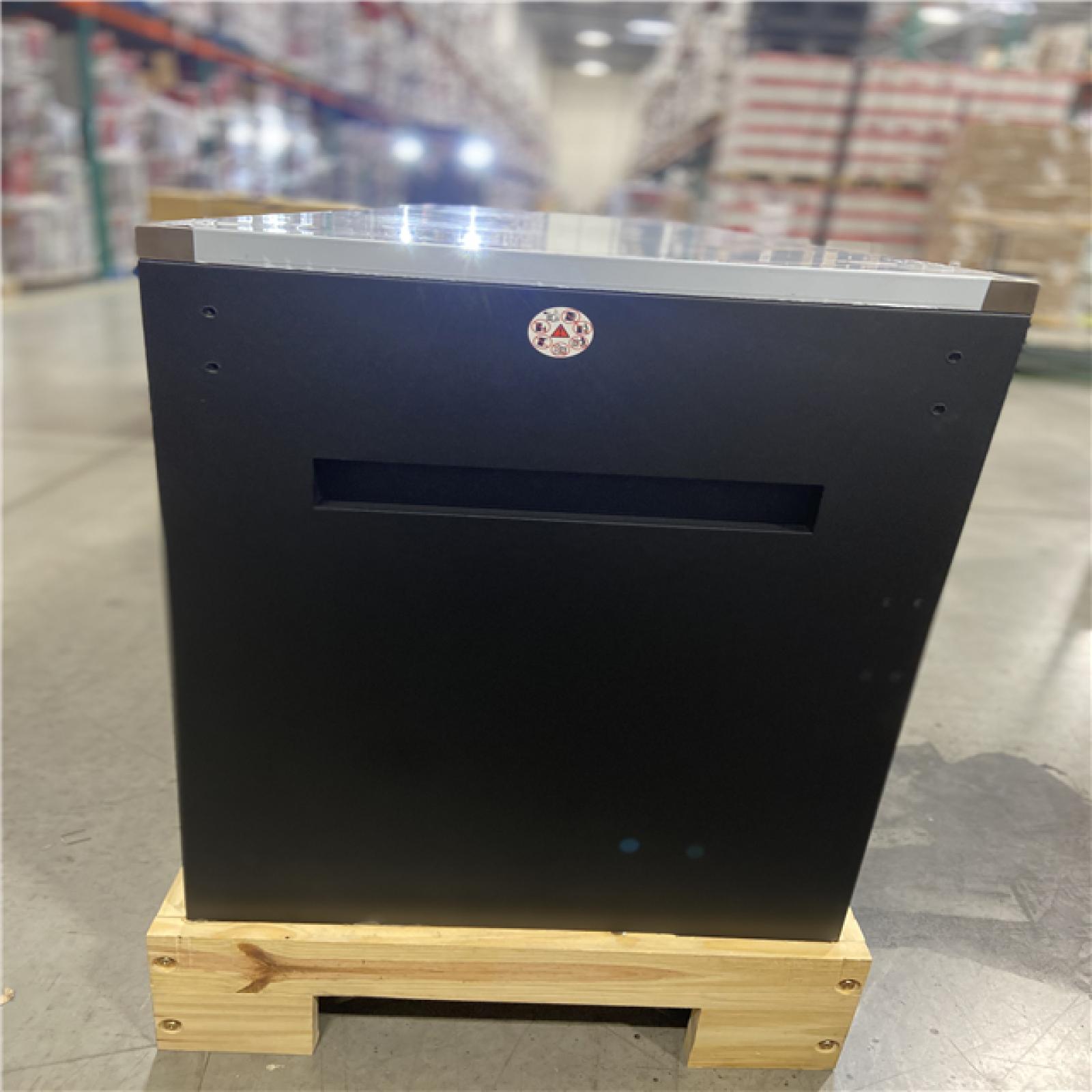 DALLAS LOCATION - Tool Storage 84 in. W x 24 in. D Heavy Duty Mobile Workbench Tool Chest with Stainless Steel Work Top in Matte Black