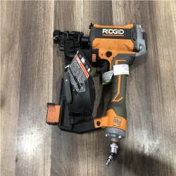 AS-IS RIDGID Pneumatic 15 Deg. 1-3/4 in. Coil Roofing Nailer