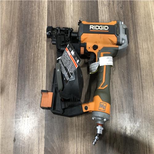 AS-IS RIDGID Pneumatic 15 Deg. 1-3/4 in. Coil Roofing Nailer