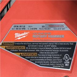 Houston Location AS-IS Milwaukee FUEL 18V Lithium-Ion Brushless Cordless 1-9/16 in. SDS-Max Rotary Hammer (Tool-Only)
