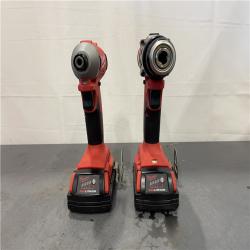 AS-IS - Milwaukee M18 18V Lithium-Ion Brushless Cordless Compact Drill/Impact Combo Kit