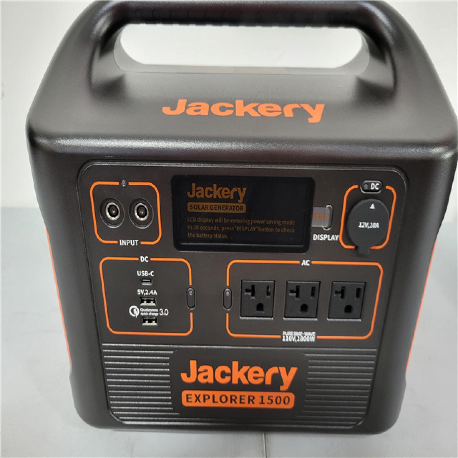 CALIFORNIA NEW JACKERY SOLAR GENERATOR