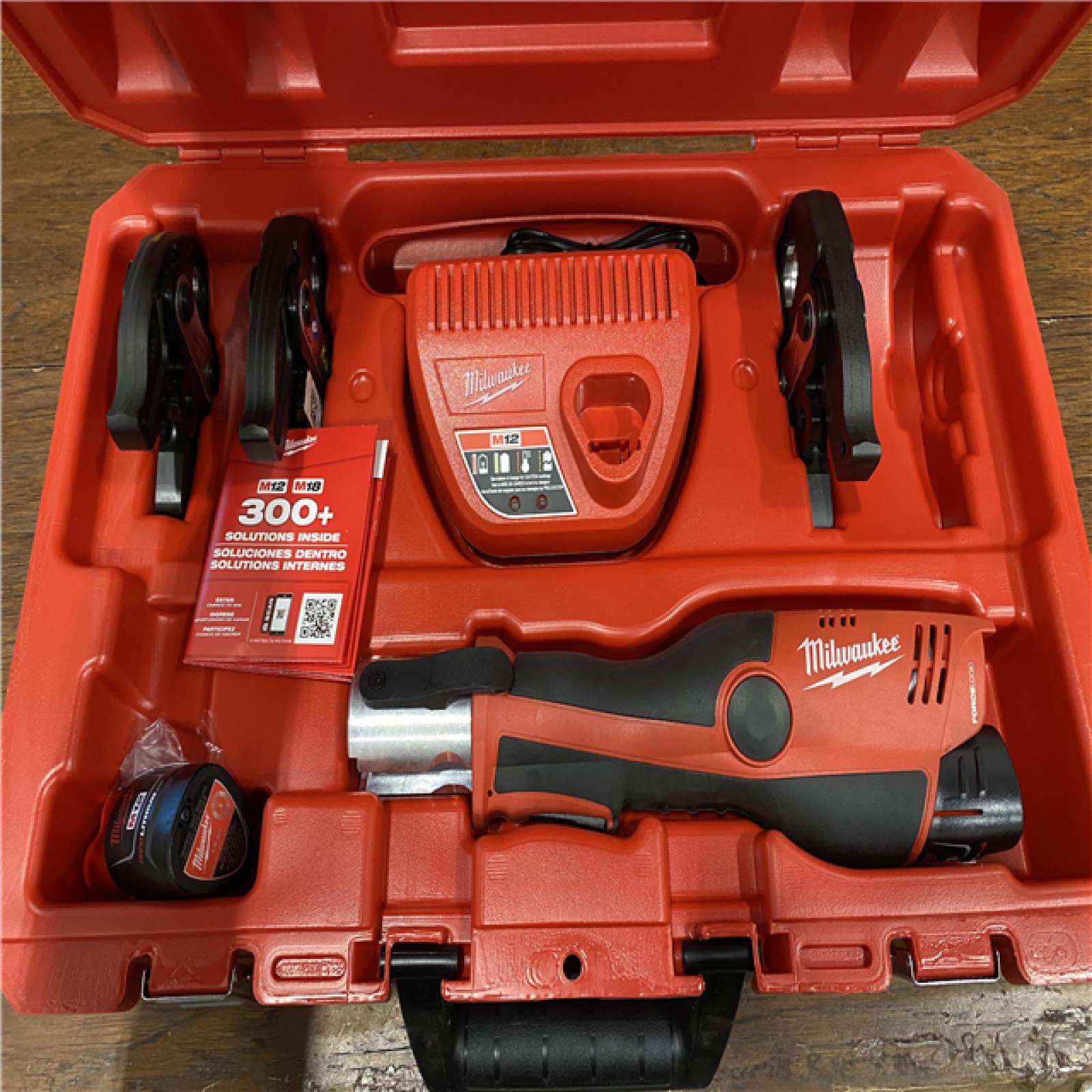AS-IS Milwaukee 2473-22 M12 Li-Ion FORCE LOGIC Press Tool Kit New