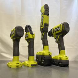 AS-IS - RYOBI ONE+ 18V Cordless 6-Tool Combo Kit