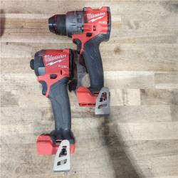 HOUSTON LOCATION - AS-IS Milwaukee FUEL 18V Lithium-Ion Brushless Cordless Hammer Drill and Impact Driver Combo Kit