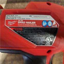 HOUSTON LOCATION - AS-IS (APPEARS LIKE NEW) Milwaukee FUEL 18-Volt Lithium-Ion Brushless Cordless Gen II 18-Gauge Brad Nailer (Tool-Only)