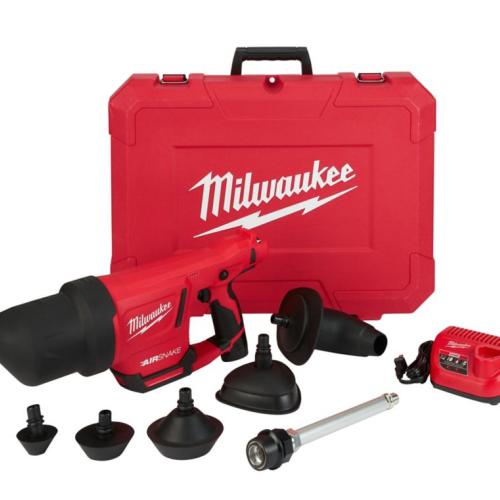 M12 12-Volt Lithium-Ion Cordless Drain Cleaning Airsnake Air Gun Kit with (1) 2.0Ah Battery