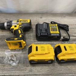 AS-IS DEWALT 20V MAX XR Cordless Brushless 3-Speed 1/2 in. Hammer Drill Kit