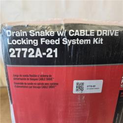 NEW!- Milwaukee FUEL 18-Volt Lithium-Iron Cordless Plumbing Drain Snake Auger Kit