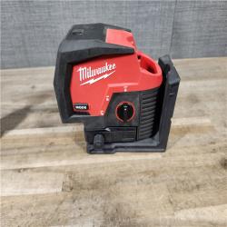 HOUSTON LOCATION - AS-IS Milwaukee Green 125 Ft. Cross Line and Plumb Points Laser Level Kit