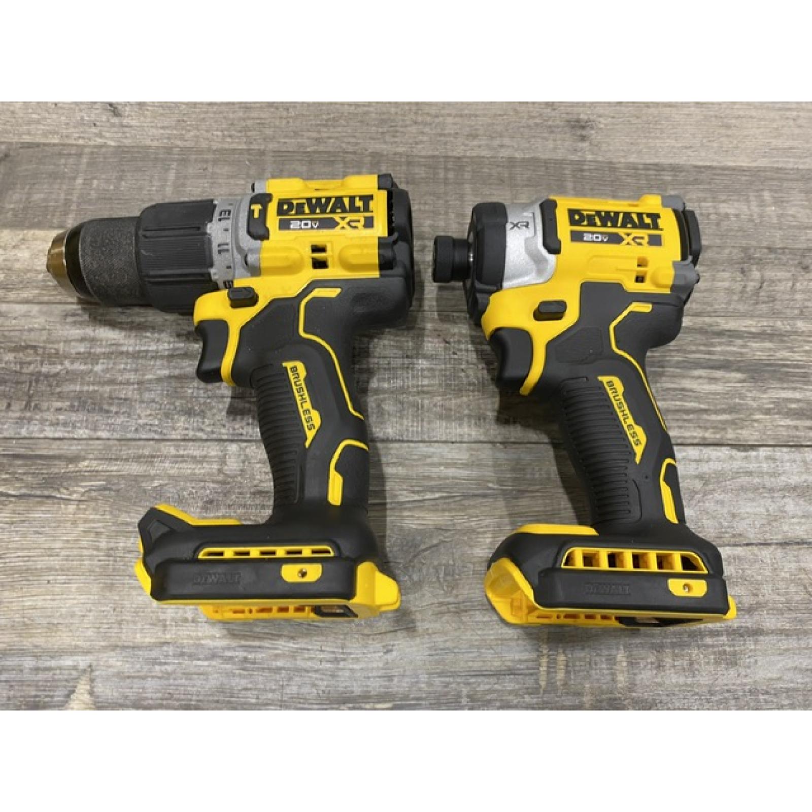 AS-IS DEWALT 20V XR Lithium-Ion Cordless 2-Tool Combo Kit
