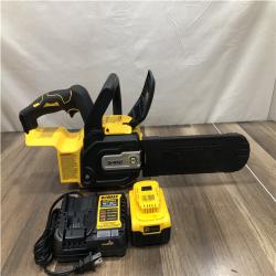 AS-IS DEWALT 20V MAX Compact 12 Brushless Cordless Chainsaw Kit