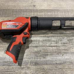 AS-IS Milwaukee 12V Lithium-Ion Cordless 10 oz. Adhesive and Caulk Gun (Tool-Only)