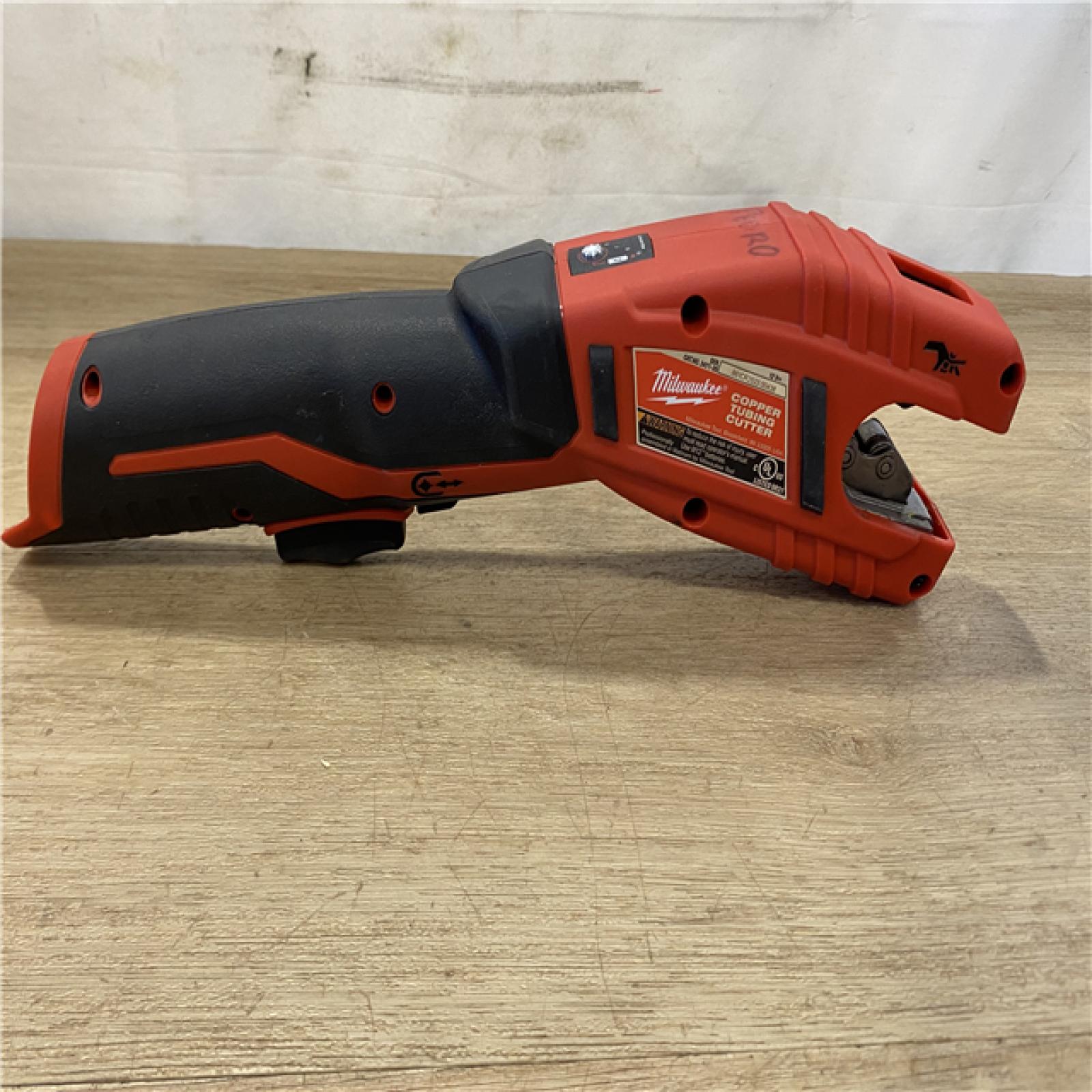 AS-IS Milwaukee 12V Lithium-Ion Cordless Copper Tubing Cutter (Tool-Only)