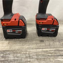 AS-IS Milwaukee FUEL 18V Lithium-Ion Brushless Cordless Hammer Drill and Impact Driver Combo Kit