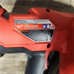 HOUSTON LOCATION - AS-IS Milwaukee 2839-20 M18 FUEL 15 Ga. 18 Volt Brushless Angled Finish Nailer (TOOL ONLY)