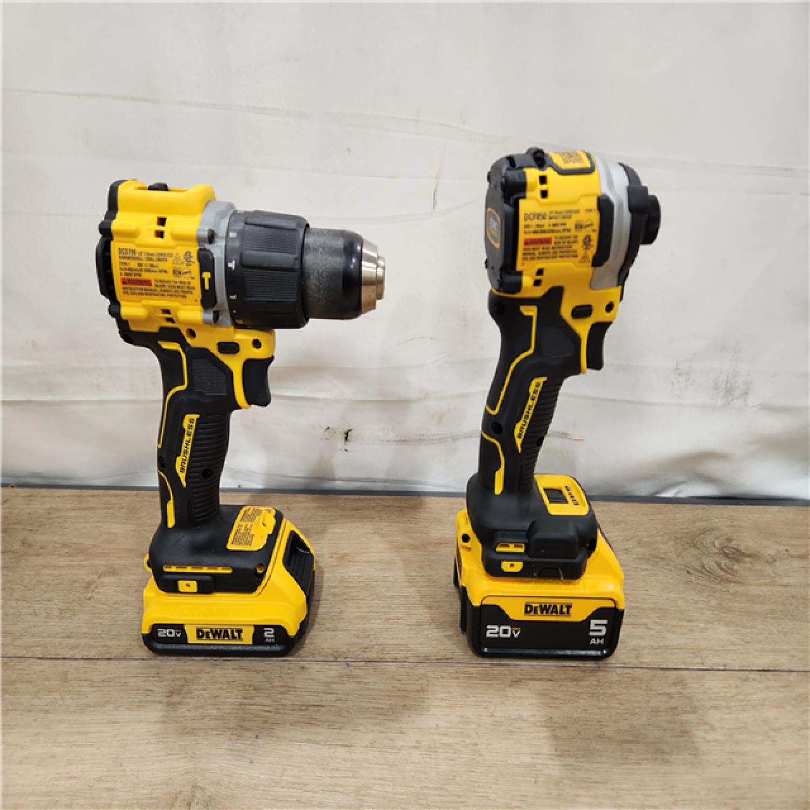 AS-IS- DeWalt 2-Tool Combo Kit W/ (2) BATTERY & CHARGER