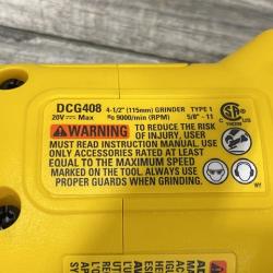 AS-IS DEWALT 20V MAX Cordless Brushless 4-1/2 in. Angle Grinder with Paddle Switch (Tool Only)