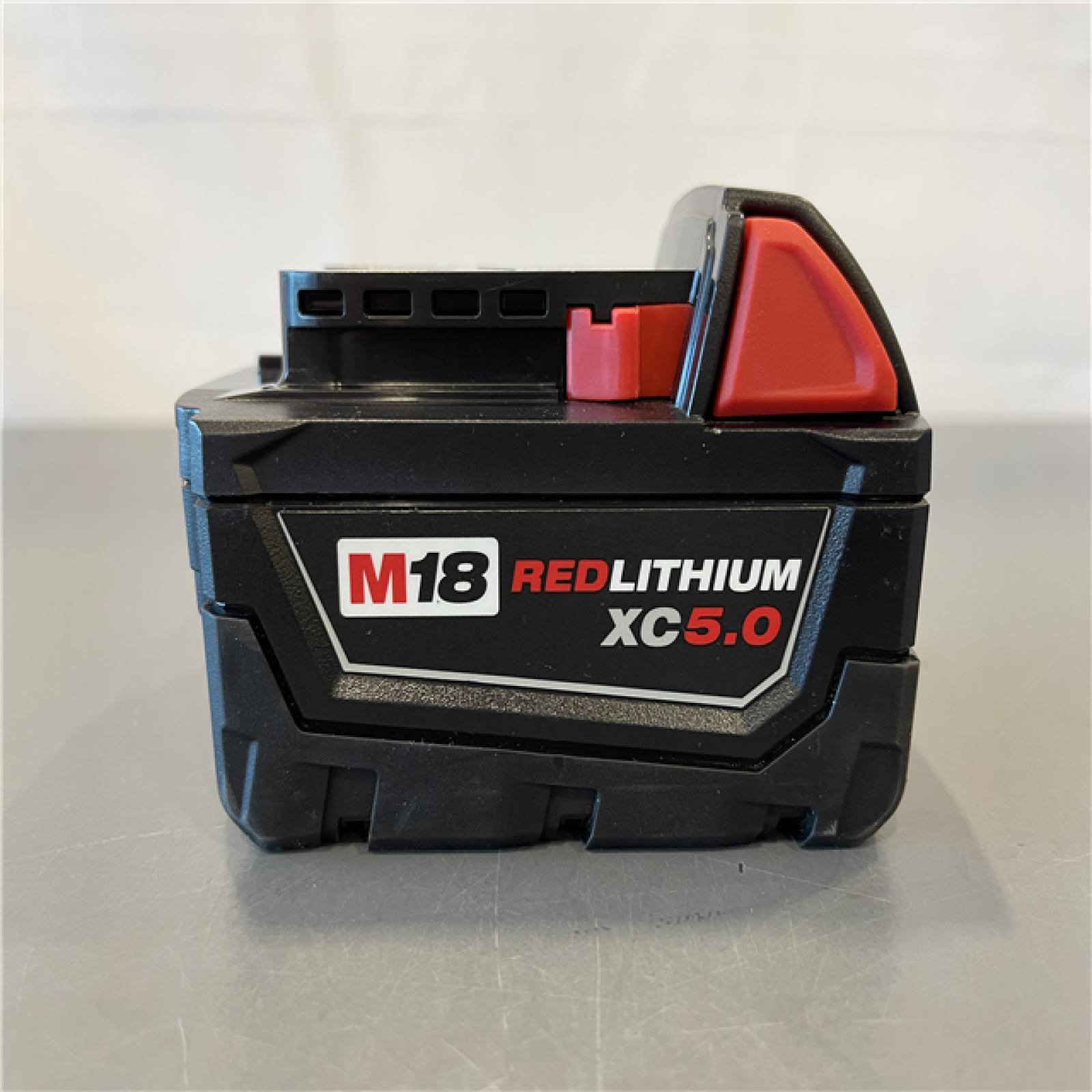AS-IS - Milwaukee 48-11-1850R M18 18V REDLITHIUM XC5.0 Oil Resistant Battery