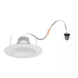 DALLAS LOCATION - LEDVANCE Integrated LED 6 in. Retro Fit 3000K 675 Lumen Dimmable Recessed Light White  Wet Rated (12-Pack) PALLET-(66 UNITS)