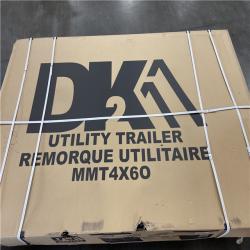 DALLAS LOCATION - DK2 by Marlon MMT4X6O 4 ft. x 6 ft. Single Axle Open Rail Utility Trailer | 1,314-lb Capacity with Ramp Gate