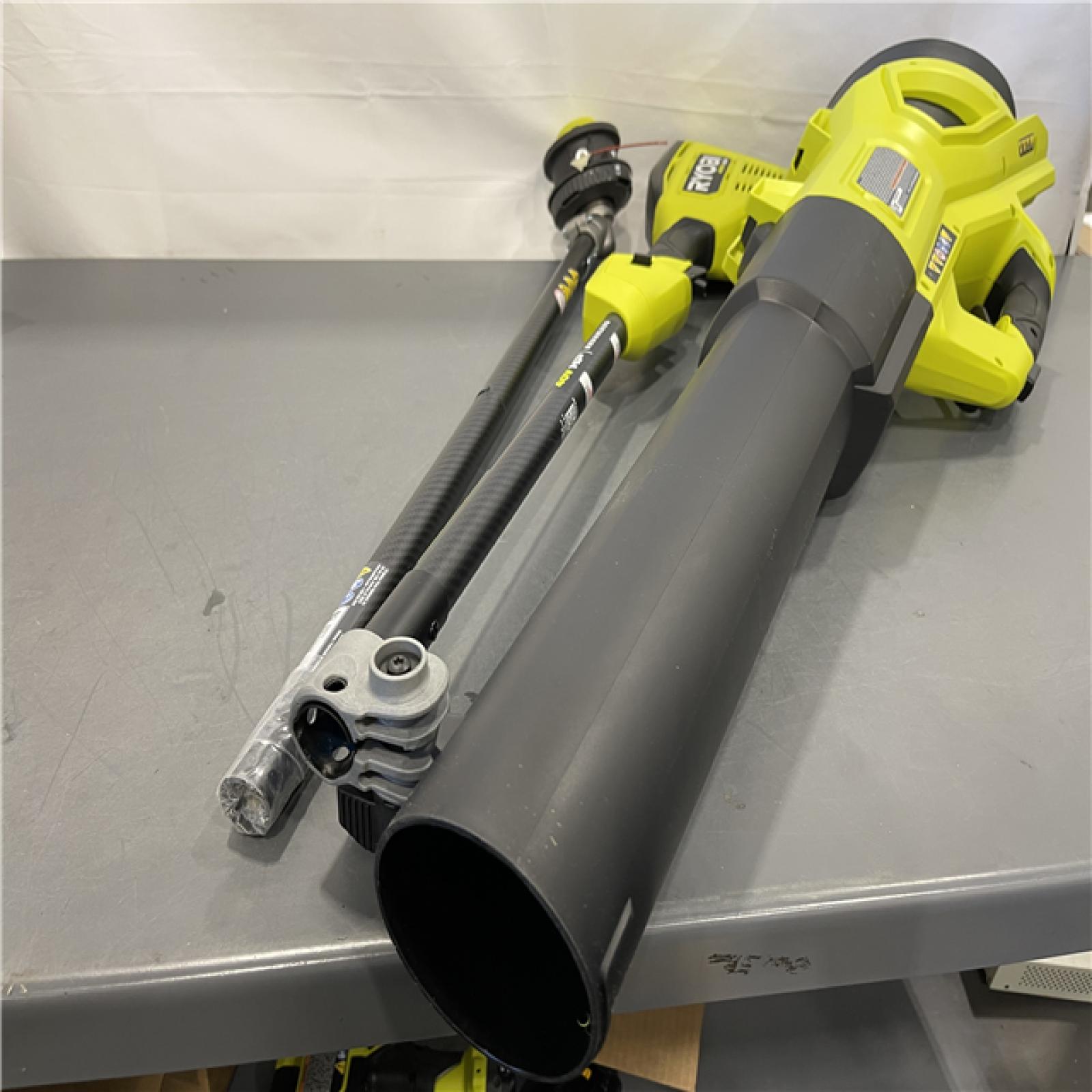 AS-IS - 40V HP Brushless 650 CFM 160 MPH Cordless Leaf Blower and Carbon Fiber String Trimmer with 4Ah Battery and Charger