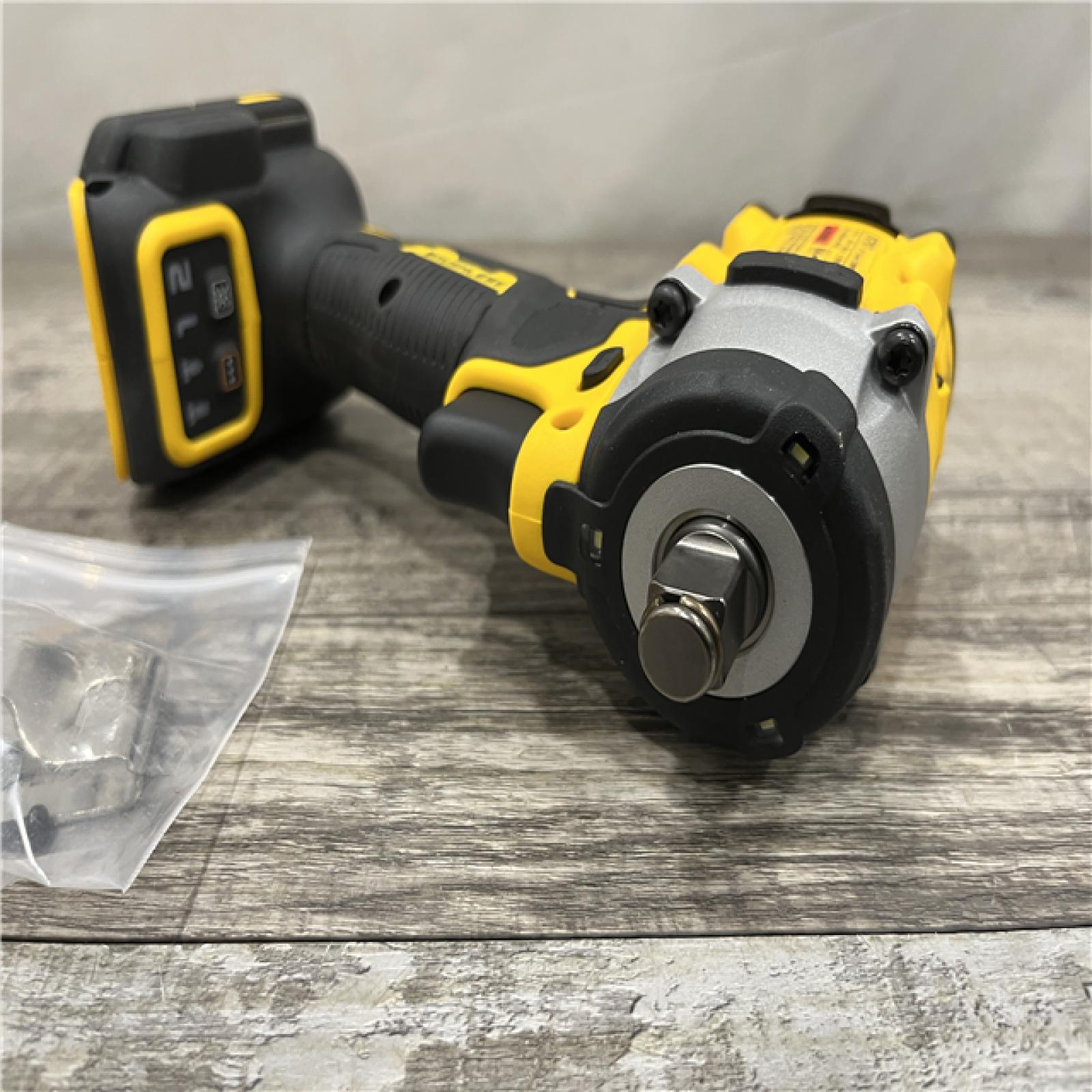 AS-IS DEWALT ATOMIC 20V MAX Cordless Brushless 1/2 in. Variable Speed Impact Wrench (Tool Only)