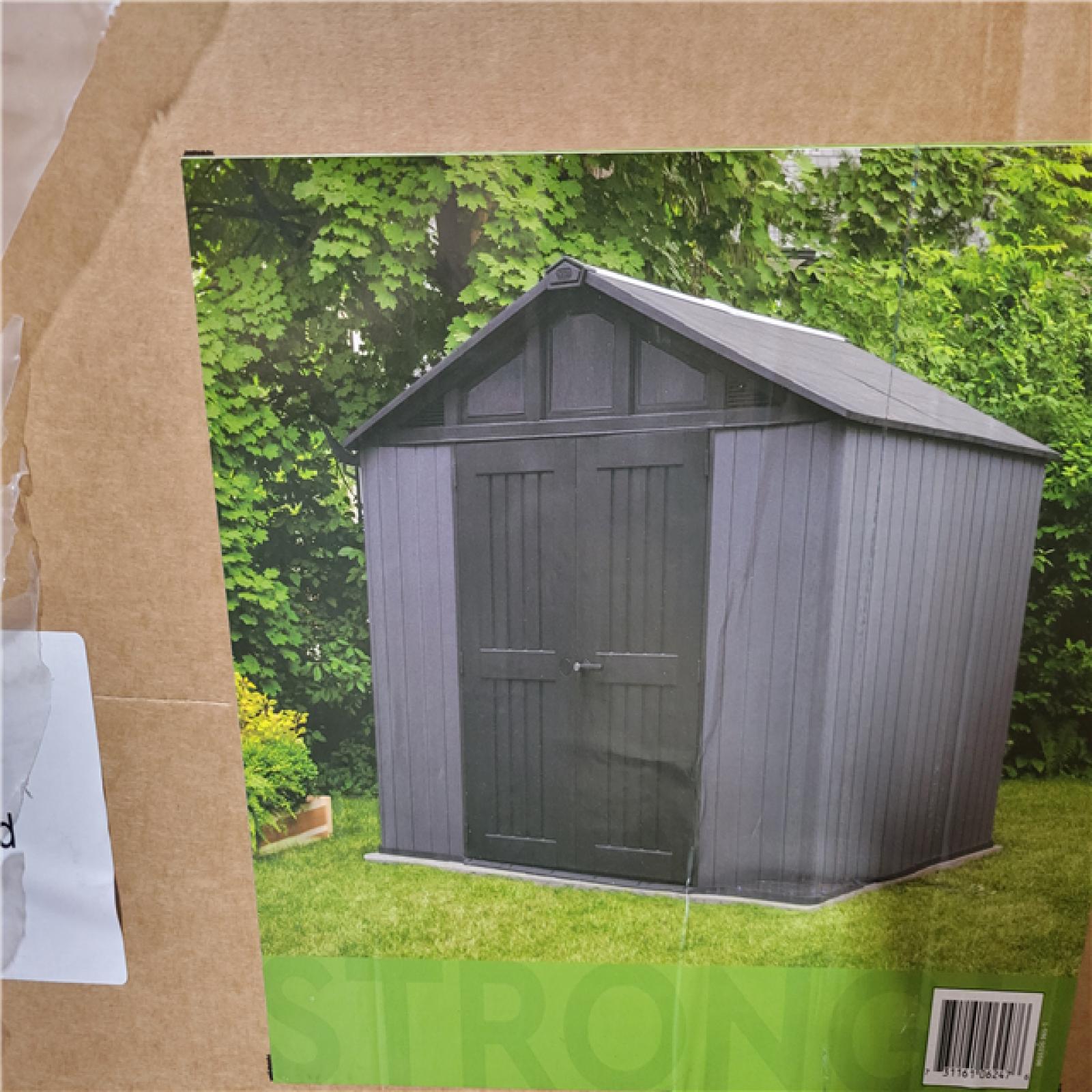 CALIFORNIA NEW STRONGHOLD STORAGE SHED 10X8 W/ STRONGHOLD 3.5 FT. EXTENSION KIT