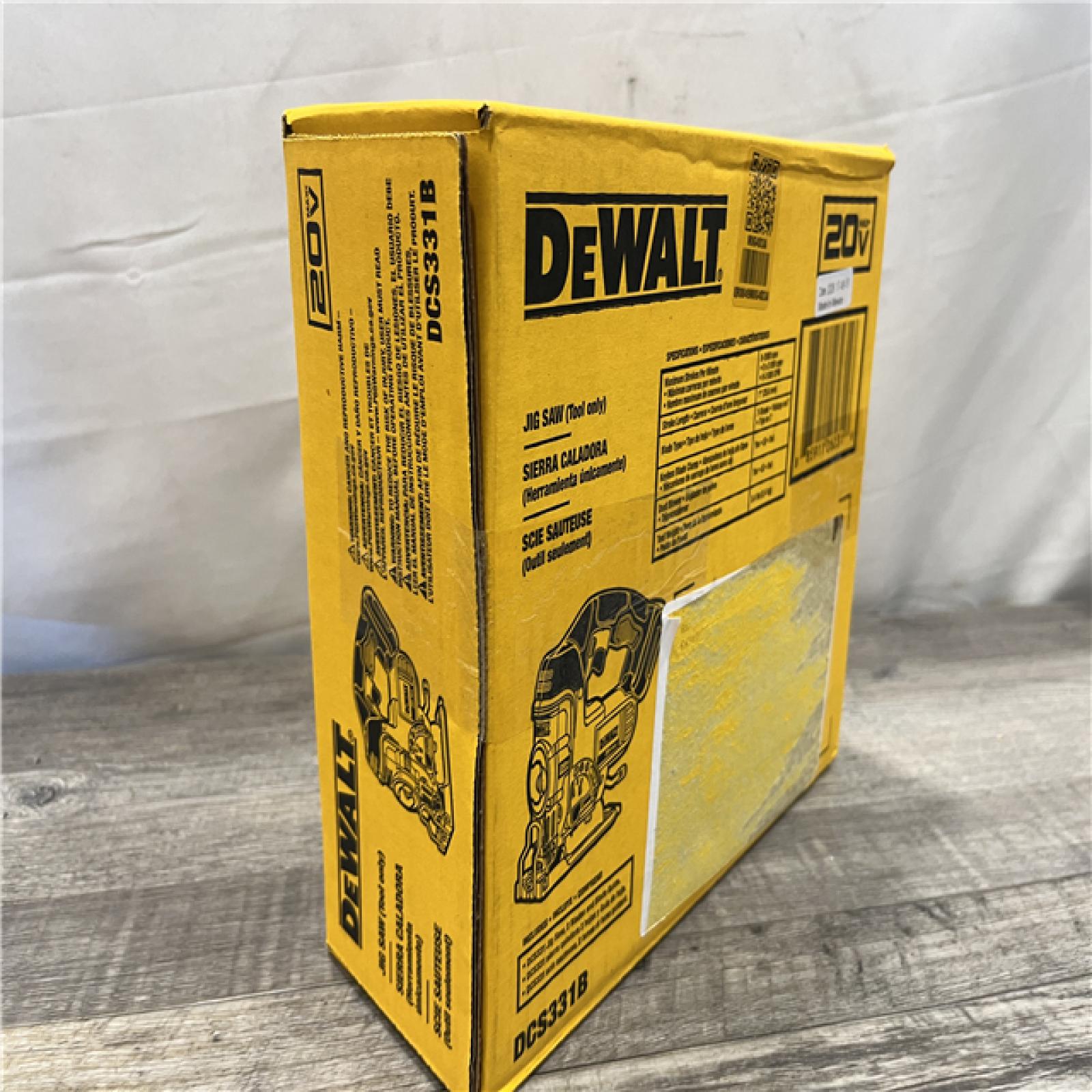 NEW - DEWALT 20V MAX Cordless Jig Saw (Tool Only)