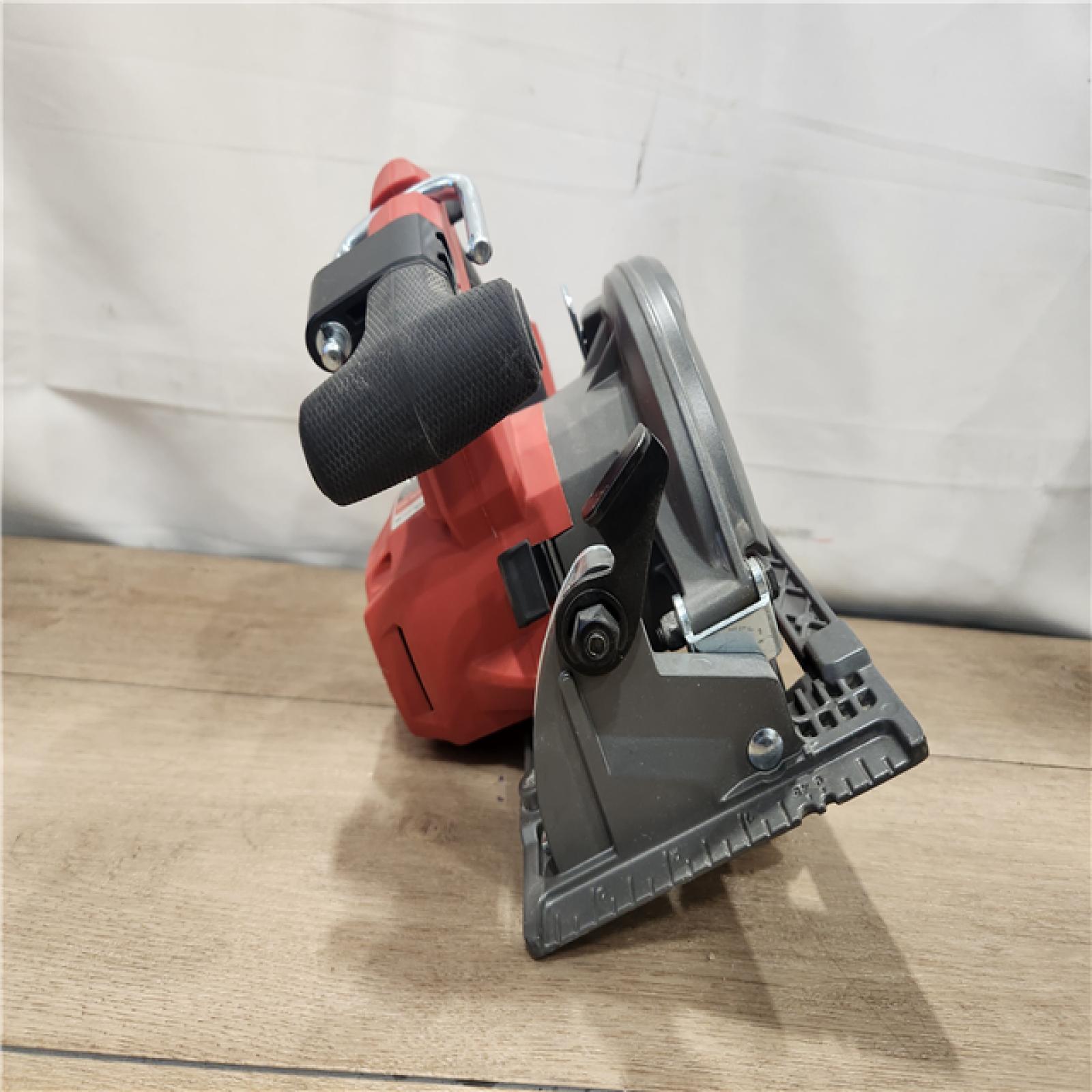 AS-IS- Milwaukee FUEL 18V Lithium-Ion Brushless Cordless 6-1/2 in. Circular Saw (Tool-Only)