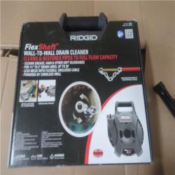 CALIFORNIA AS-IS RIGID FLEX SHAFT WALL TO WALL DRAIN CLEANER & 3/4 Impact Sockets