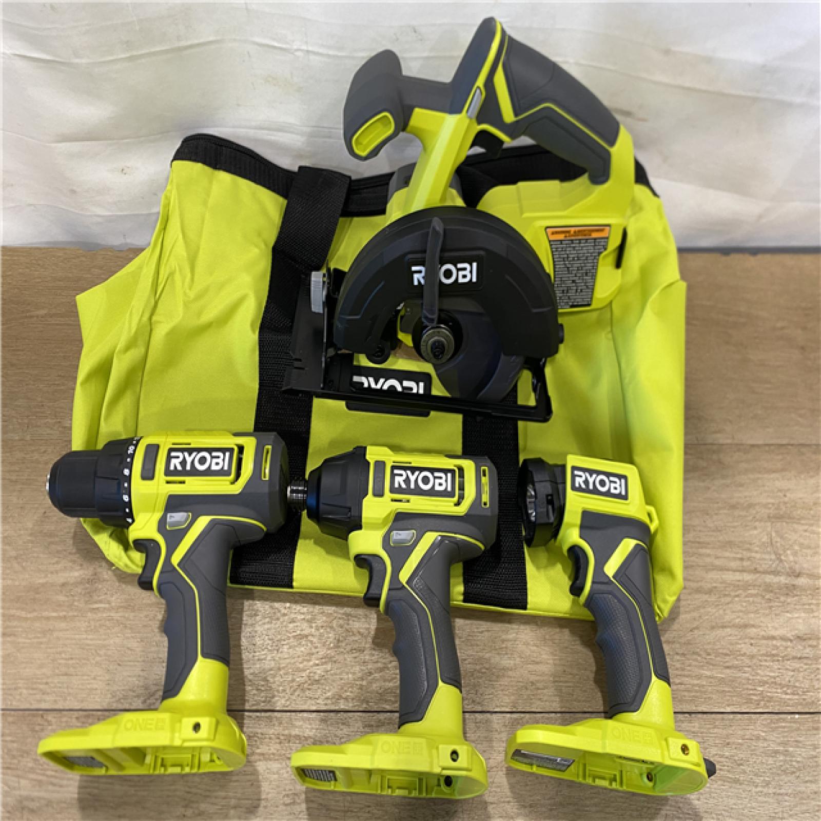 AS-IS RYOBI ONE+ 18V Cordless 6-Tool Combo