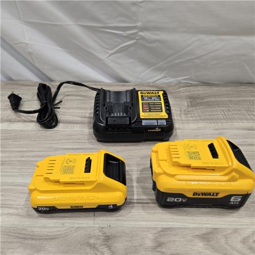 LIKE NEW! - DEWALT 20V MAX 6.0Ah and 4.0Ah Battery and Charger Starter Kit
