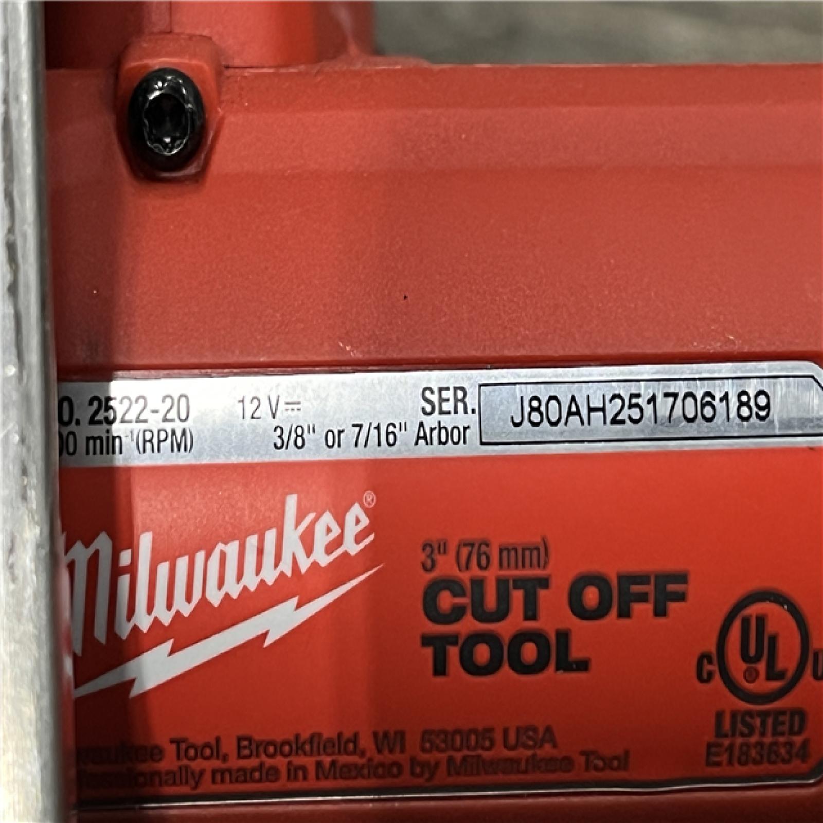 AS-IS Milwaukee FUEL 12V Lithium-Ion Brushless Cordless 3 in. Cut Off Saw (Tool-Only)