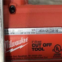 AS-IS Milwaukee FUEL 12V Lithium-Ion Brushless Cordless 3 in. Cut Off Saw (Tool-Only)