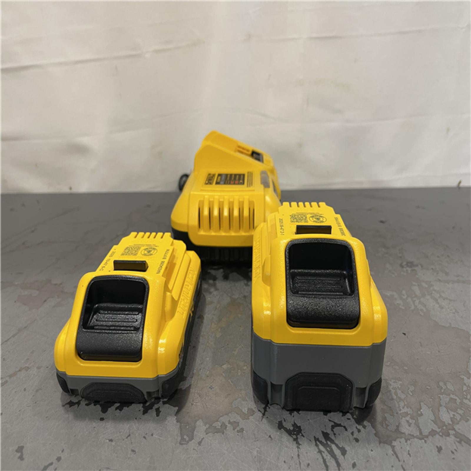 AS-IS- 20V XR Lithium-Ion Starter Pack with 8.0 Ah and 4.0 Ah Battery Packs and Charger