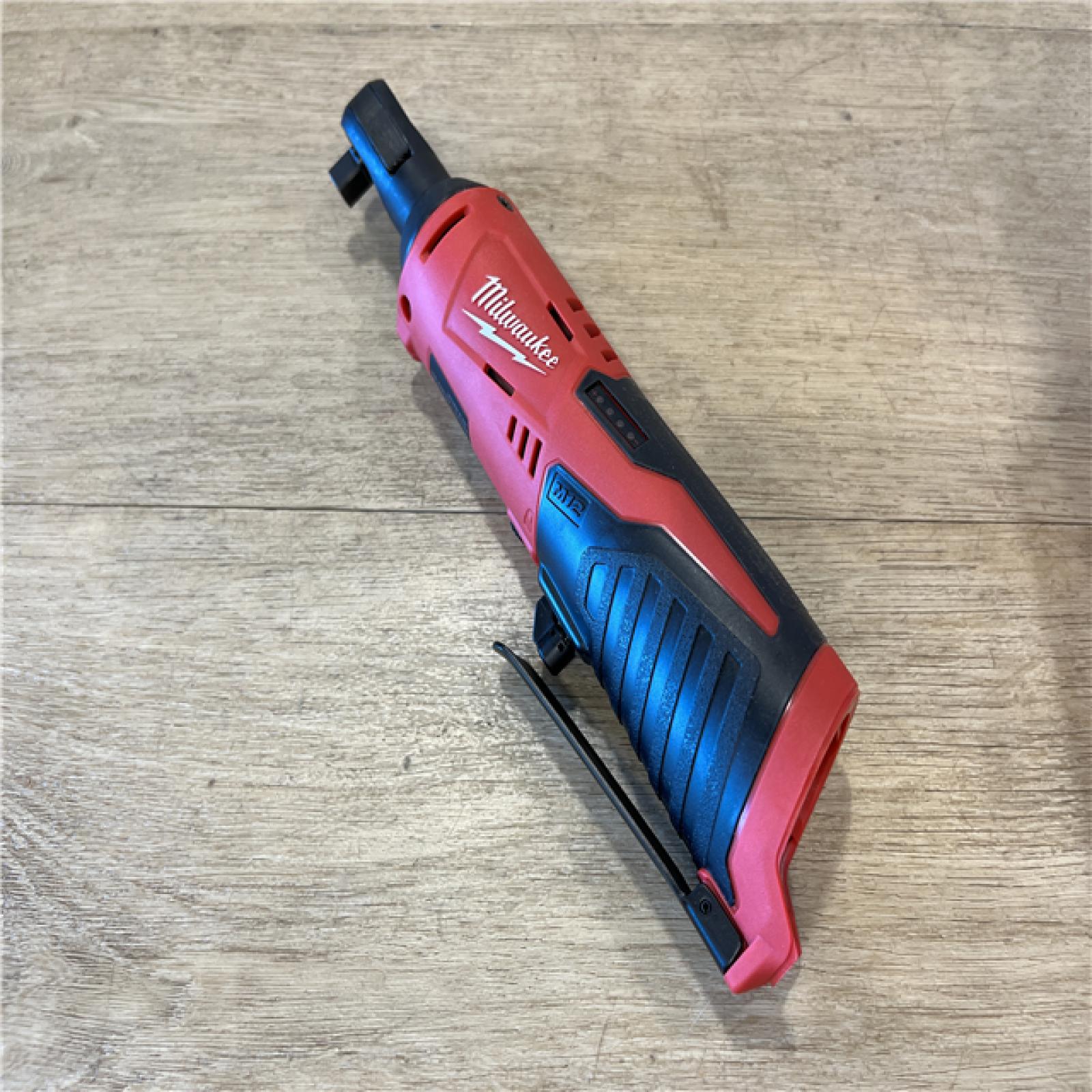 AS-IS Milwaukee 12V Lithium-Ion Cordless 3/8 in. Ratchet (Tool-Only)