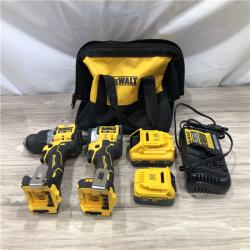 AS-IS DEWALT 20V XR Lithium-Ion Cordless 2-Tool Combo Kit