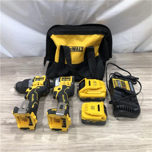 AS-IS DEWALT 20V XR Lithium-Ion Cordless 2-Tool Combo Kit