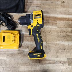 HOUSTON LOCATION - AS - IS DEWALT Atomic 20V Lithium-Ion Cordless Compact 1/2 in. Drill/Driver Kit