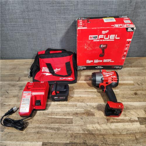 HOUSTON LOCATION - AS-IS Milwaukee FUEL 18V Lithium-Ion Brushless Cordless 1/2 in. Impact Wrench w/Friction Ring Kit