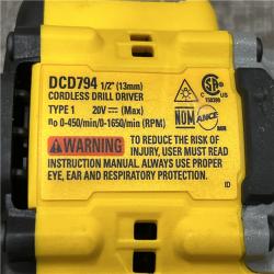 AS-IS DEWALT Atomic 20V Lithium-Ion Cordless Compact 1/2 in. Drill/Driver Kit